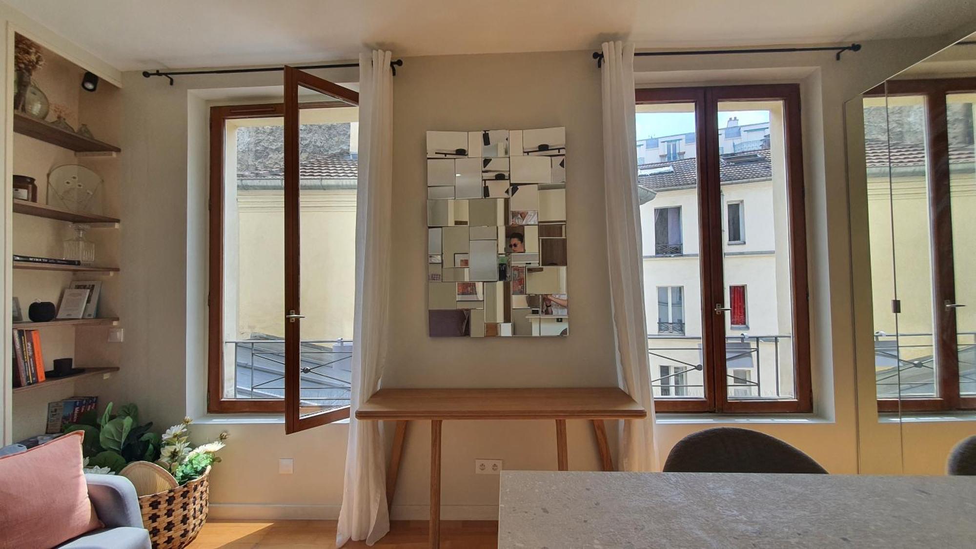Studio Calme Et Ensoleille Entierement Renove Paris Exterior foto